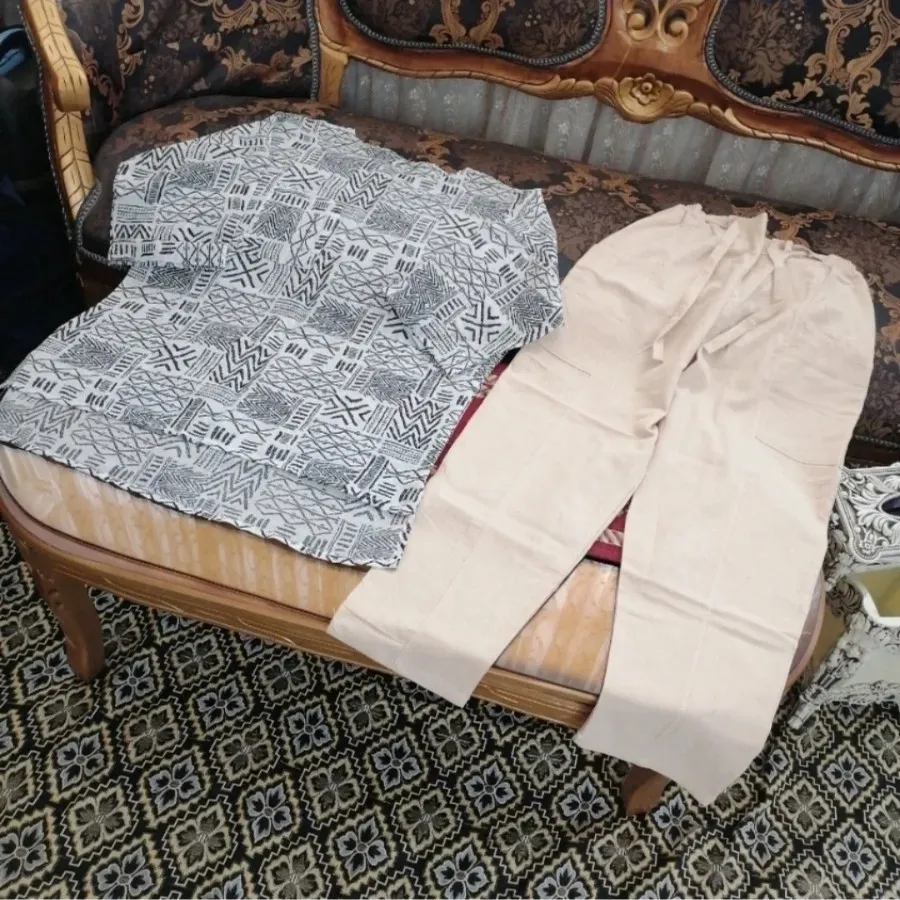 ست مانتو شلوار لنین