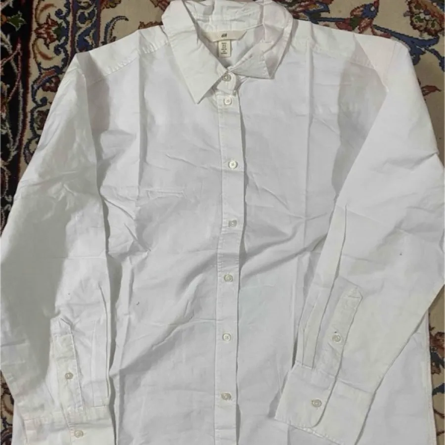 شومیز h&m لنین سفید