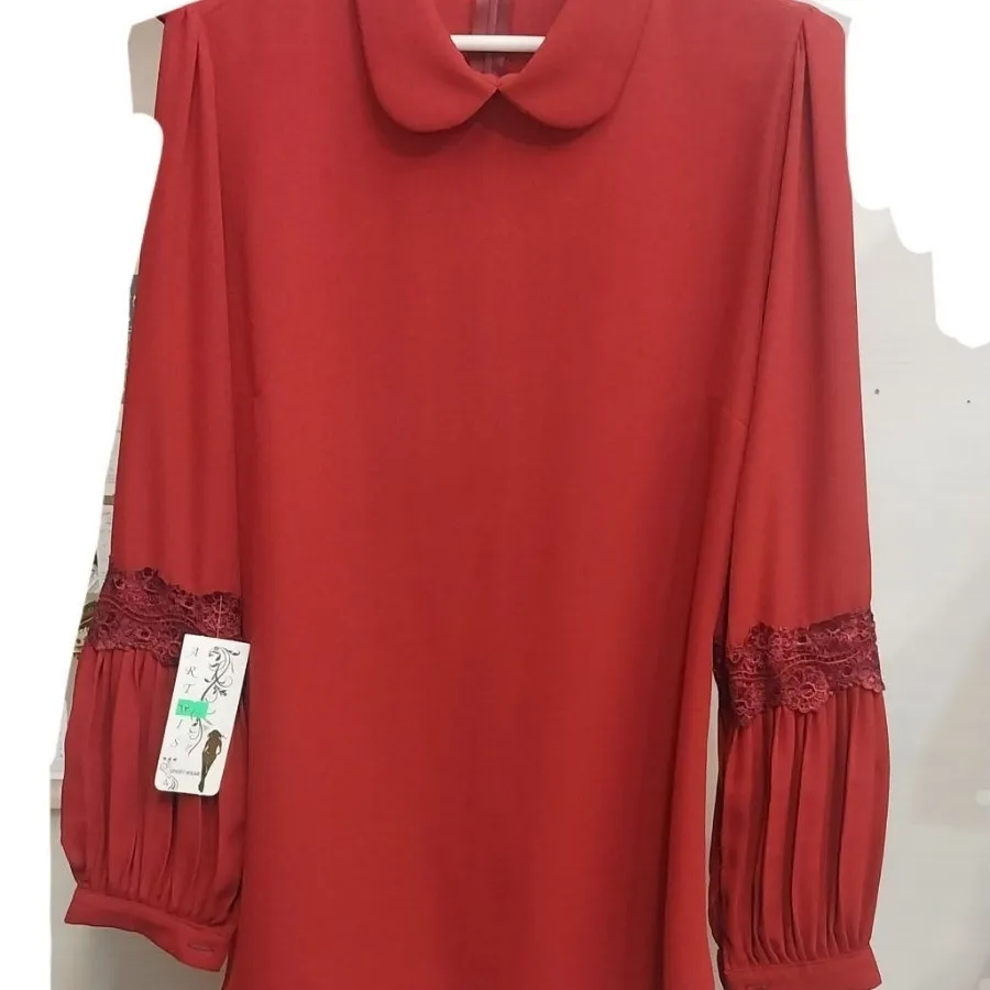 شومیز زرشکی تیره