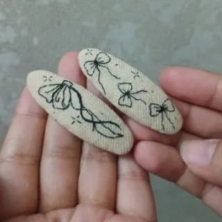 گیره مو گلدوزی