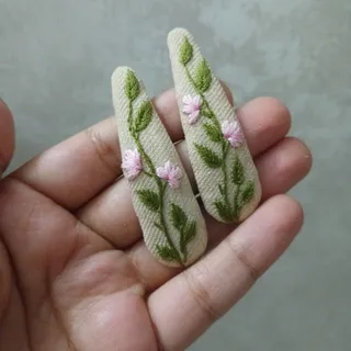 گیره مو گلدوزی