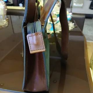 کیف ابی خاکستری جیر دکمه
