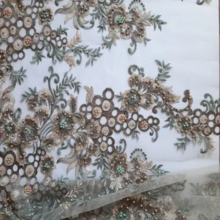 پارچه کار شده سنگ‌دوزی