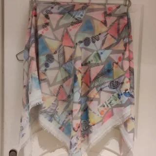 روسری نخی قواره بزرگ نو