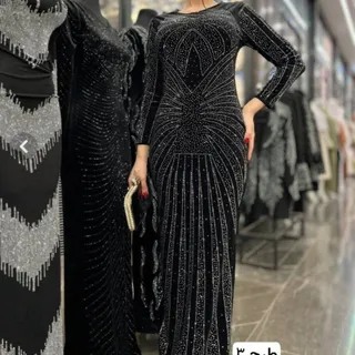 پیراهن شب مخمل