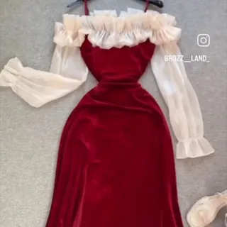 لباس قرمز مجلسی