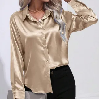 شومیز ساتین سیلک کلسی