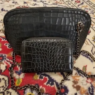 کیف زنجیری پوست ماری