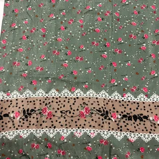 روسری گلگلی سبز