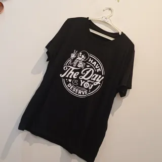 تیشرت اسکلت سفید