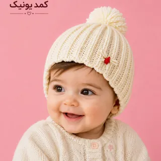 کلاه نوزاد دست بافت