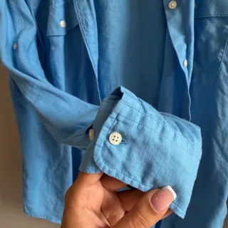 شومیز لینن Ralph lauren