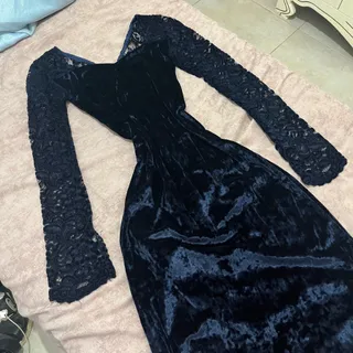 پیراهن مجلسی مخمل مزونی