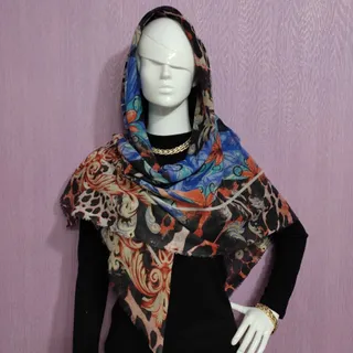 روسری نخی ژاکارد