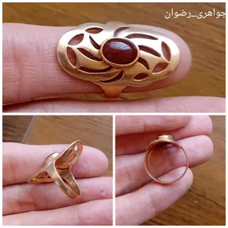 انگشتر زنانه عقیق قرمز