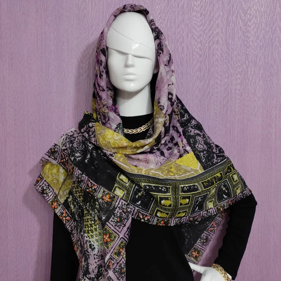 روسری نخی ژاکارد