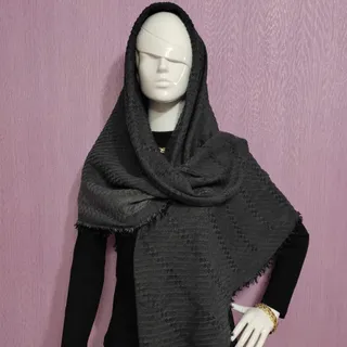 روسری پلیسه نخی گرم بالا
