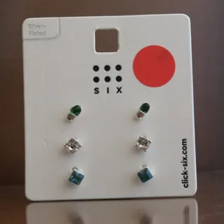 3جفت گوشواره میخی