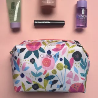 clinique cosmetic bag