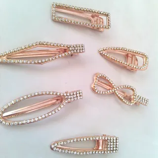 گیره مو انبری پر نگین