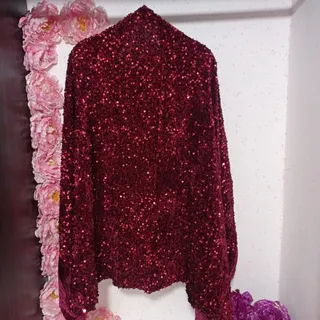پارچه مخمل تمام پولک