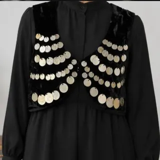 جلیقه سنتی سکه دوزی