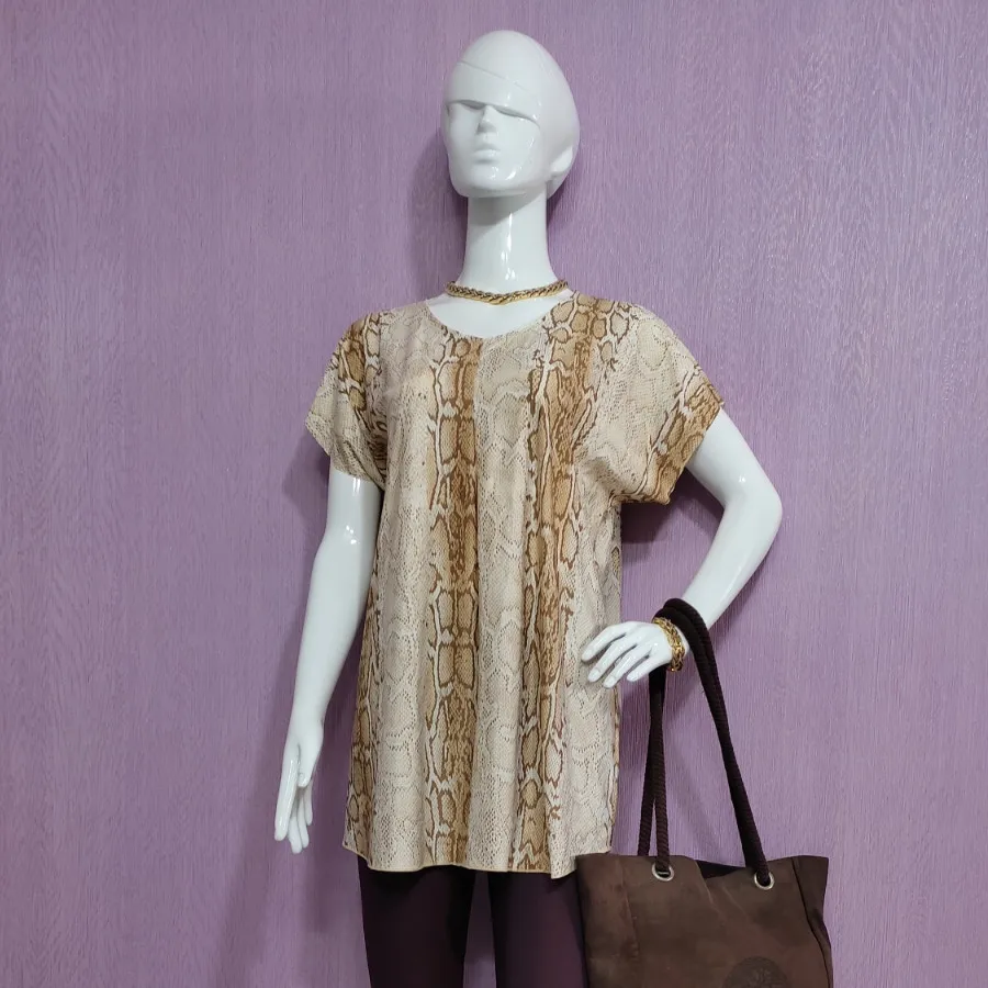 تیشرت طرح پوست ماری