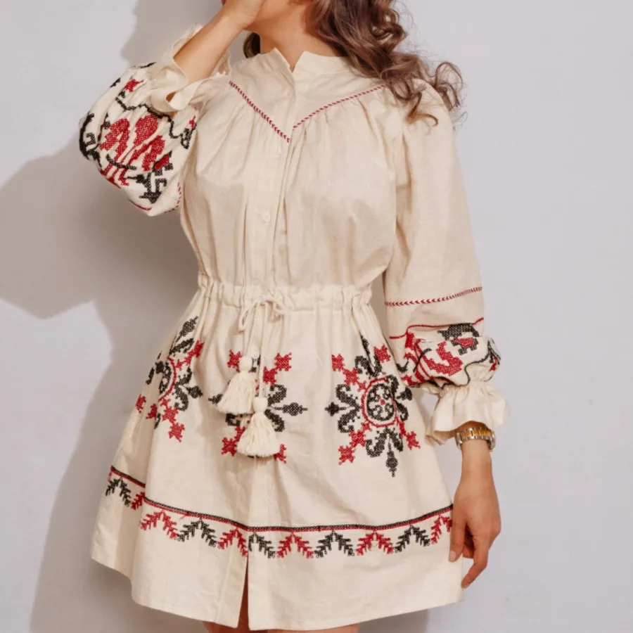 پیراهن شماره دوزی