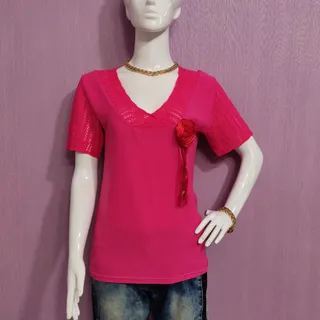 تیشرت حوله ای آستین بافت