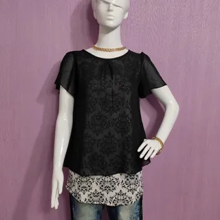 تیشرت دوتکه حریر کره ای