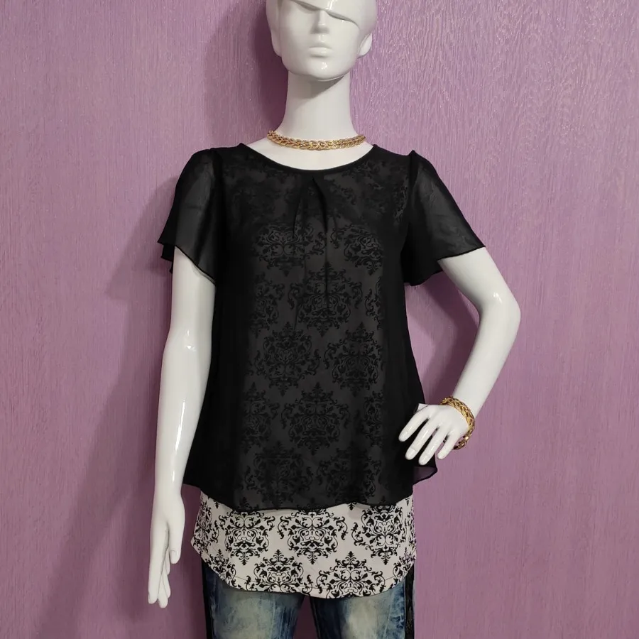 تیشرت دوتکه حریر کره ای
