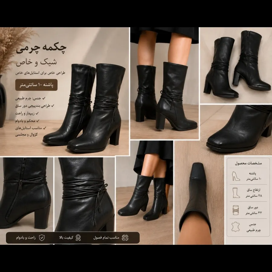 بوت مجلسی پاشنه بلند