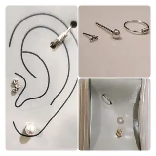 حراج پک گوشواره نقره 925