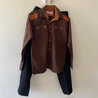 پیراهن پارچه ای و شلواررر