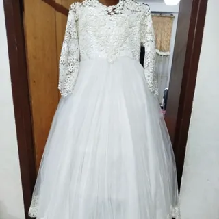 لباس عروس دخترانه مزونی