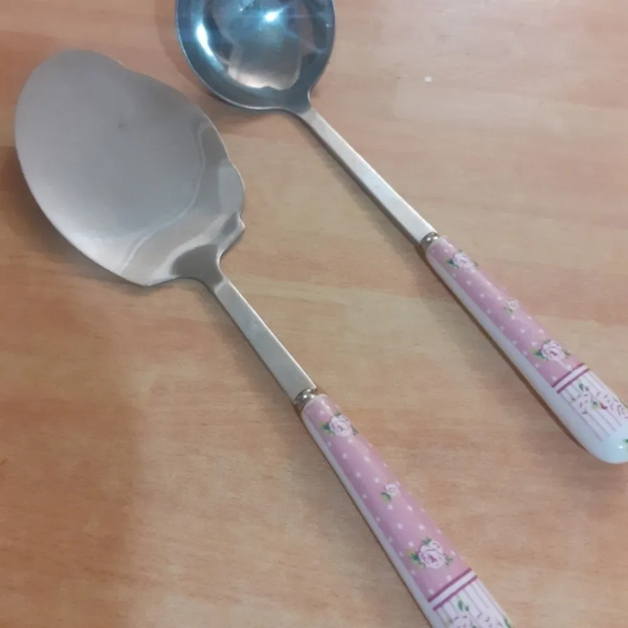 چنگال وکفگیروملاقه سرامیک