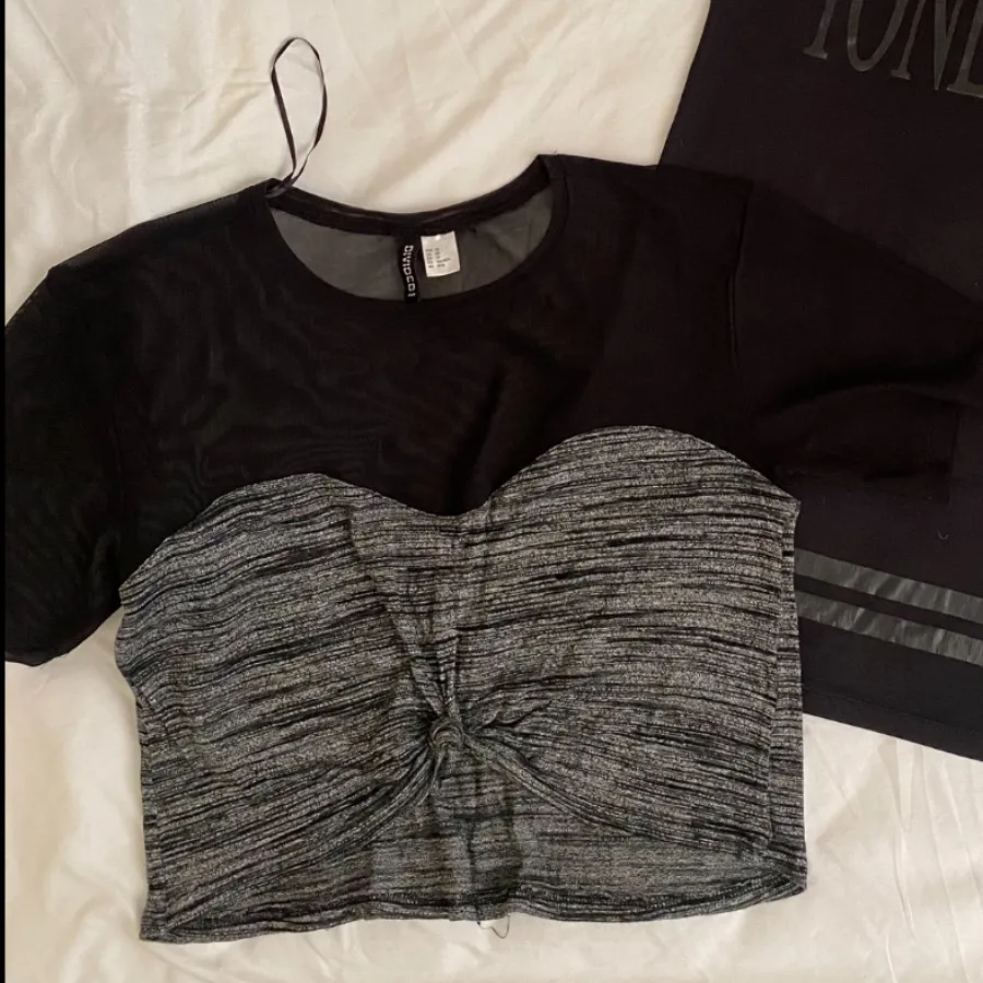 کراپ تی شرت H&m
