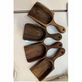 قاشق آجیل خوری/سرتاس چوبی