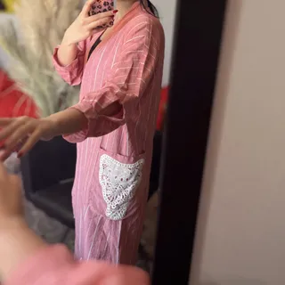 مانتو بگی پانچو صورتی