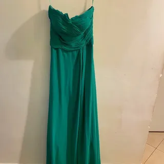 پیراهن دکلته مجلسی سبز