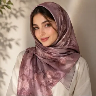 روسری ساتن ابریشم