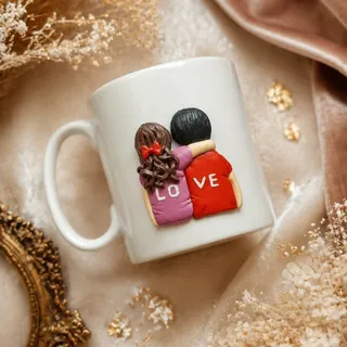 ماگ عروسکی عاشقانه