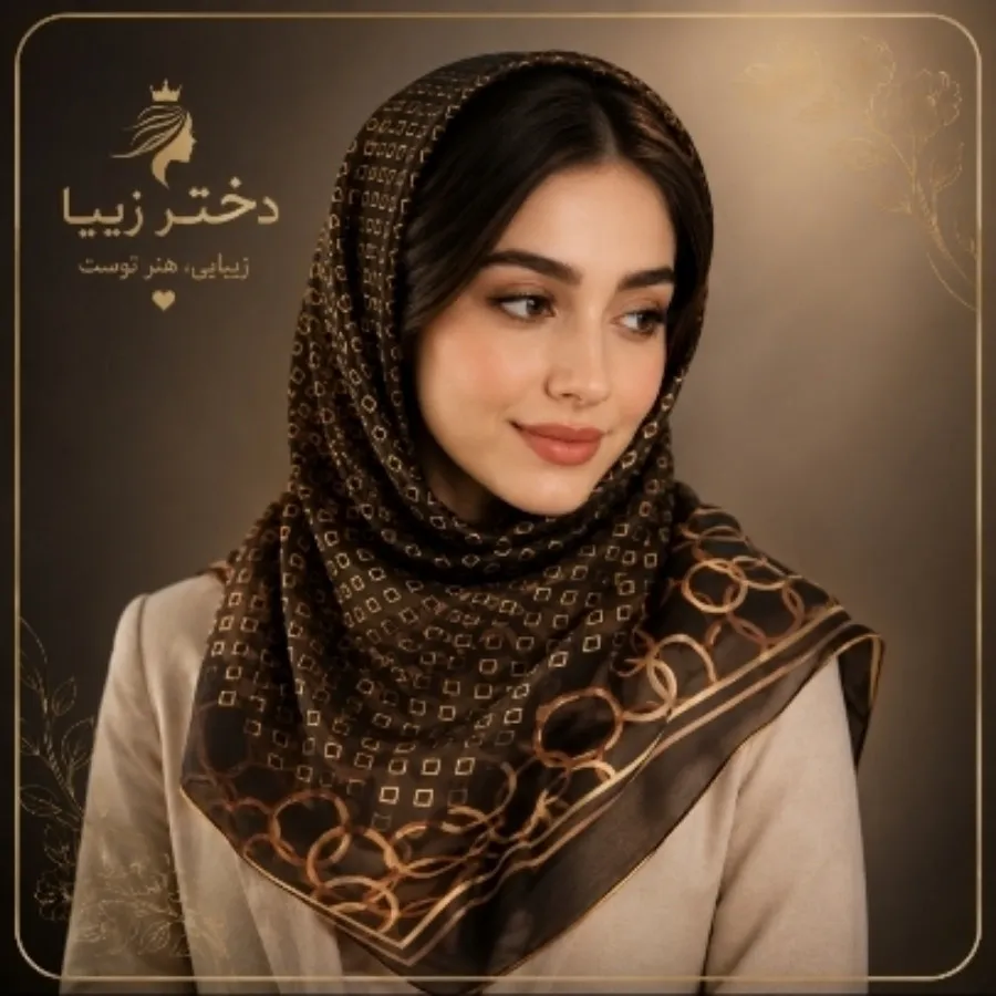 روسری طلاکوب