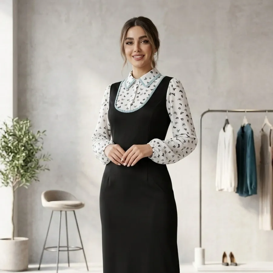 سارافون و بلوز حریر
