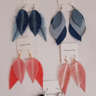 گوشواره پارچه ای