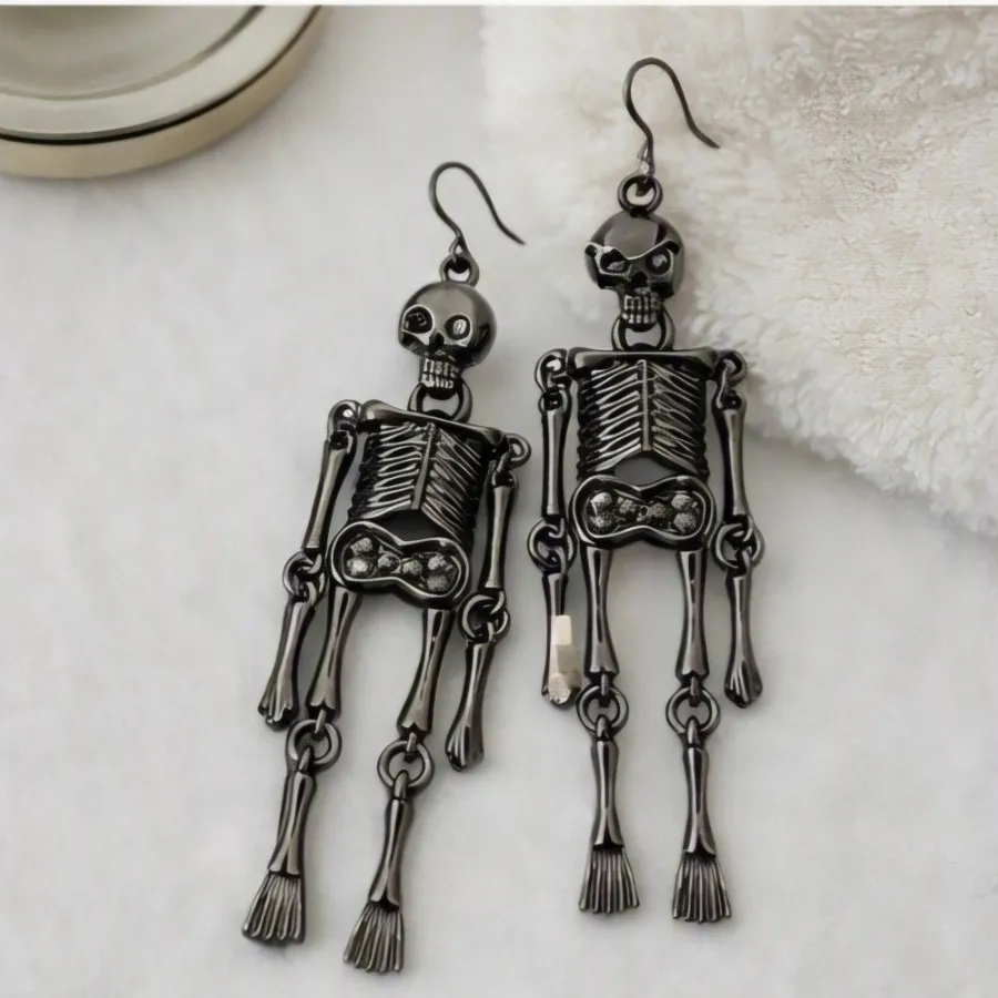 گوشواره فانتزی اسکلت