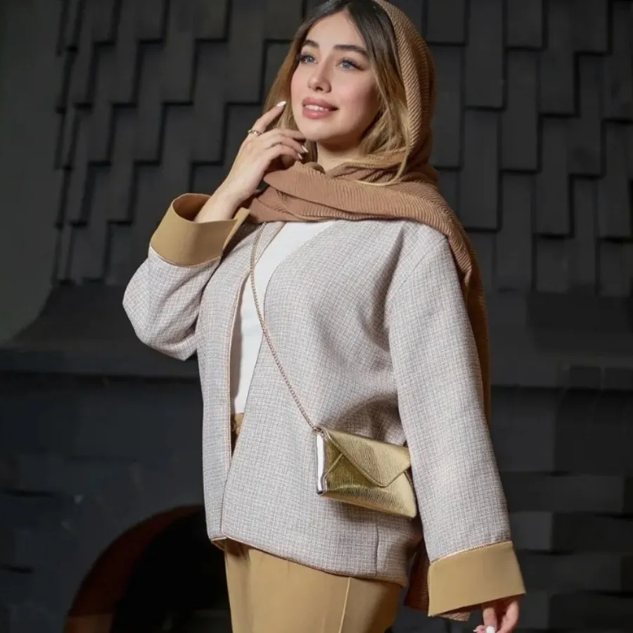 کت شنل استر دار و شلوار