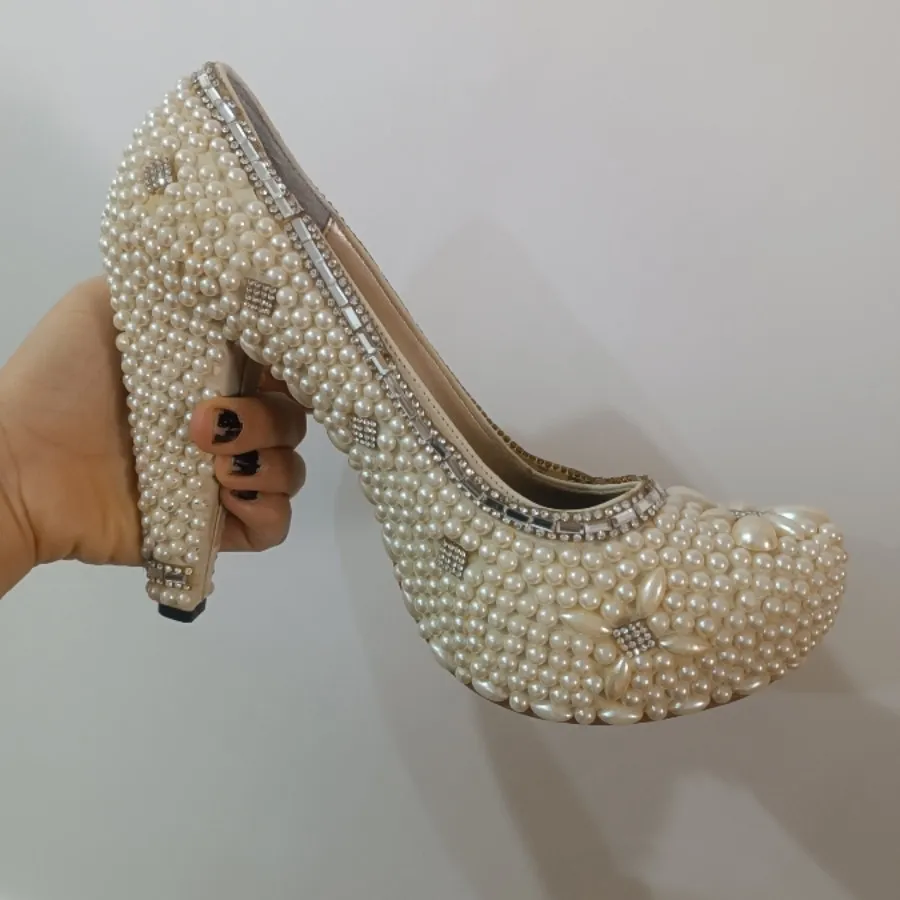 کفش مرواریدی عروس