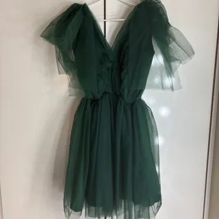 پیراهن کوتاه سبز
