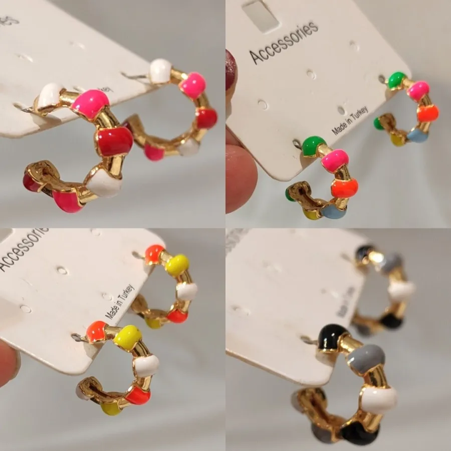 گوشواره میناکاری ترک